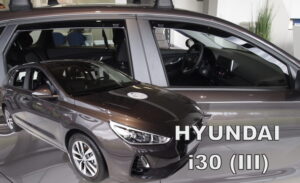 Langų vėjo deflektoriai Hyundai i30 III Hatchback Universalas (2017➝) 5 durų priekiniai ir galiniai