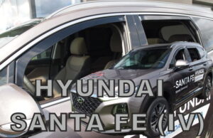 Langų vėjo deflektoriai Hyundai Santa Fe IV (2018-2023) priekiniai ir galiniai
