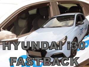 Langų vėjo deflektoriai Hyundai i30 III Fastback (2017➝) priekiniai ir galiniai