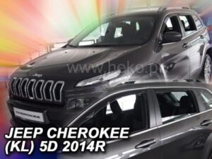 Langų vėjo deflektoriai Jeep Cherokee KL (2014-2023) priekiniai ir galiniai