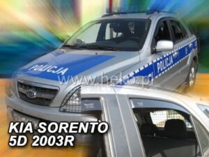 Langų vėjo deflektoriai Kia Sorento I (2002-2009) priekiniai ir galiniai