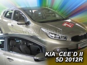 Langų vėjo deflektoriai Kia Ceed II (2012-2018) priekiniai