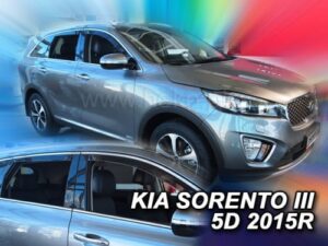 Langų vėjo deflektoriai Kia Sorento III (2015-2020) priekiniai ir galiniai
