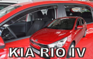 Langų vėjo deflektoriai Kia Rio IV Hatchback (2017➝) priekiniai ir galiniai