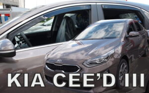 Langų vėjo deflektoriai Kia Ceed III Hatchback (2018➝) priekiniai ir galiniai