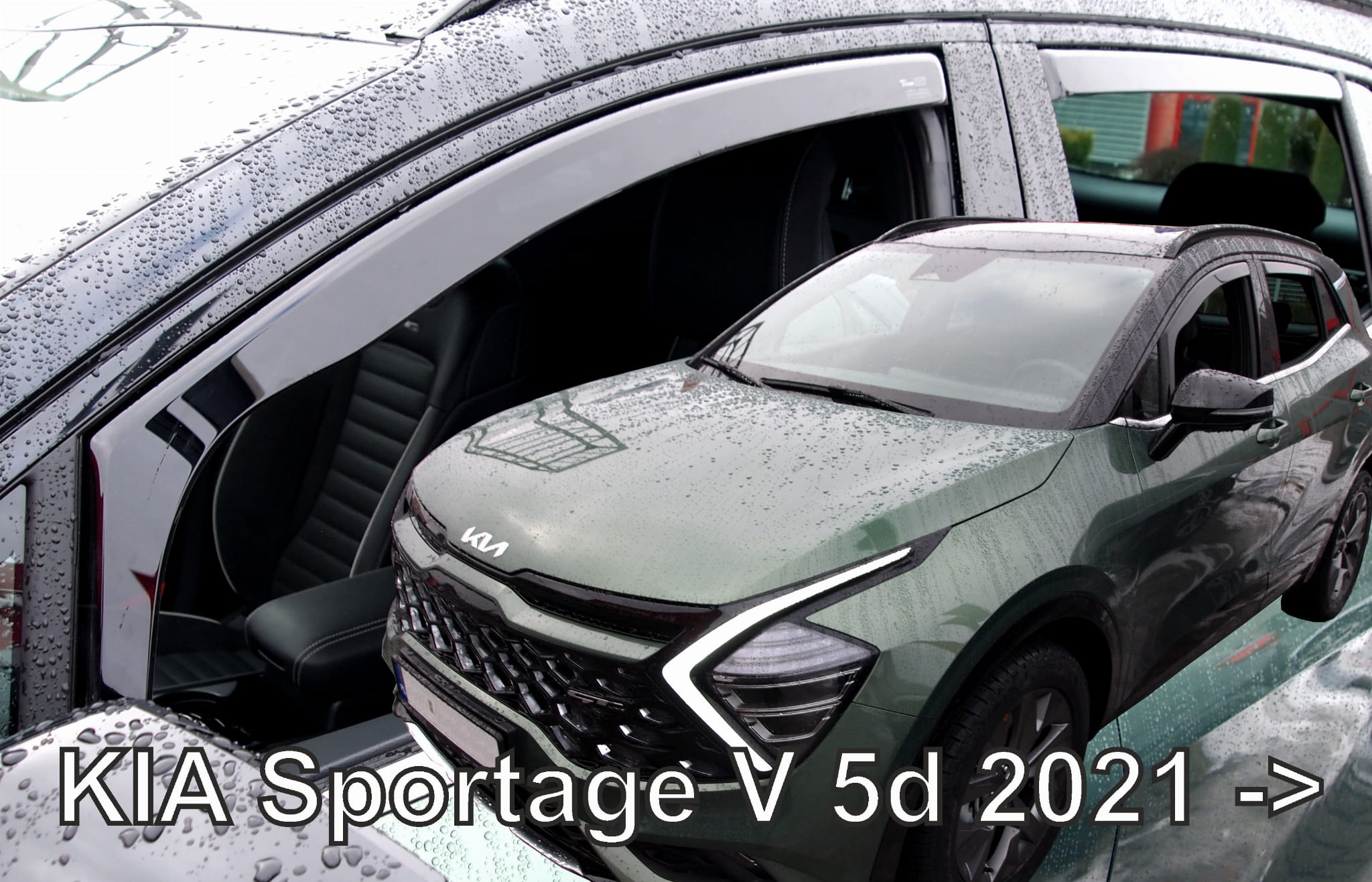 Langų vėjo deflektoriai KIA SPORTAGE (2021→) priekiniai ir galiniai