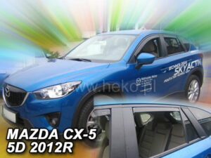 Langų vėjo deflektoriai Mazda CX-5 I (2012-2017) priekiniai ir galiniai