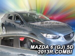 Langų vėjo deflektoriai Mazda 6 III Universalas (2013-2024) priekiniai ir galiniai