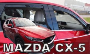 Langų vėjo deflektoriai Mazda CX-5 II (2017➝) priekiniai ir galiniai