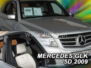 Langų vėjo deflektoriai Mercedes GLK-klasė X204 (2008-2015) priekiniai