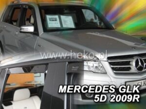 Langų vėjo deflektoriai Mercedes GLK-klasė X204 (2008-2015) priekiniai ir galiniai