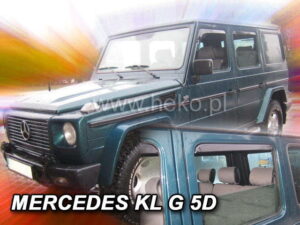 Langų vėjo deflektoriai Mercedes G-klasė W463 (1989-2018) priekiniai ir galiniai