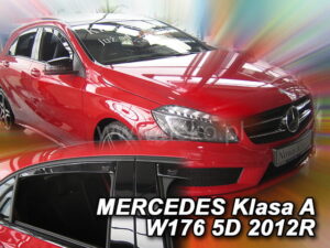 Langų vėjo deflektoriai Mercedes A-klasė W176 (2012-2018) priekiniai ir galiniai