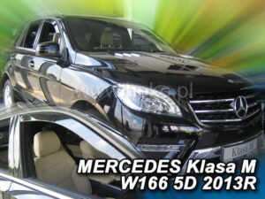 Langų vėjo deflektoriai Mercedes M-klasė W166 (2011-2015) priekiniai