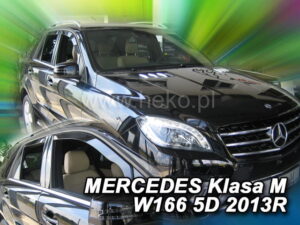 Langų vėjo deflektoriai Mercedes M-klasė W166 (2011-2015) priekiniai ir galiniai