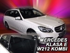 Langų vėjo deflektoriai Mercedes E-klasė W212 Universalas (2009-2016) priekiniai ir galiniai