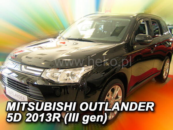 Langų vėjo deflektoriai Mitsubishi Outlander III (2012-2021) priekiniai