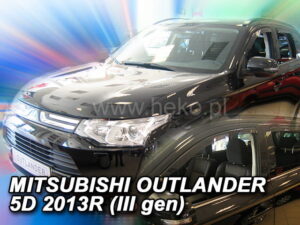 Langų vėjo deflektoriai Mitsubishi Outlander III (2012-2021) priekiniai ir galiniai