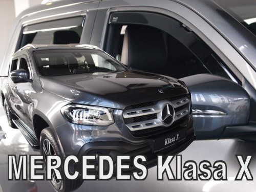 Langų vėjo deflektoriai Mercedes X-klasė W470 (2017-2020) 4 durų priekiniai ir galiniai