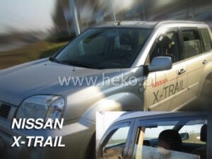 Langų vėjo deflektoriai Nissan X-Trail I T30 (2001-2008) priekiniai ir galiniai