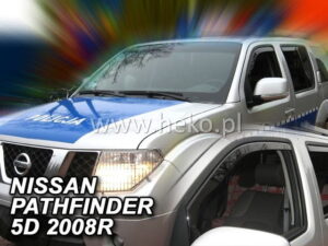 Langų vėjo deflektoriai Nissan Pathfinder III R51 (2004-2014) priekiniai