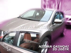 Langų vėjo deflektoriai Nissan Qashqai I J10 (2007-2013) priekiniai