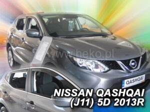 Langų vėjo deflektoriai Nissan Qashqai II J11 (2013-2021) priekiniai ir galiniai