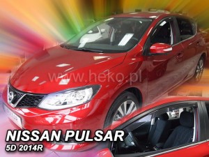 Langų vėjo deflektoriai Nissan Pulsar C13 (2014-2018) priekiniai
