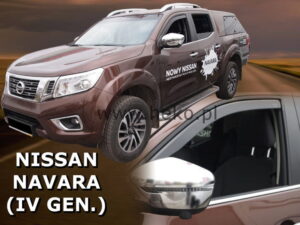 Langų vėjo deflektoriai Nissan Navara D23 (2014➝) priekiniai