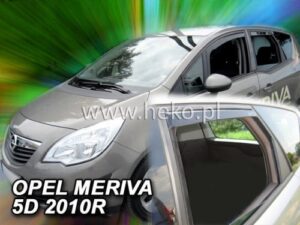 Langų vėjo deflektoriai Opel Meriva B (2010-2017) priekiniai ir galiniai