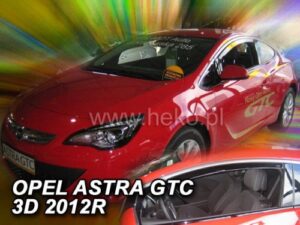 Langų vėjo deflektoriai Opel Astra J GTC (2009-2015) 3 durų priekiniai