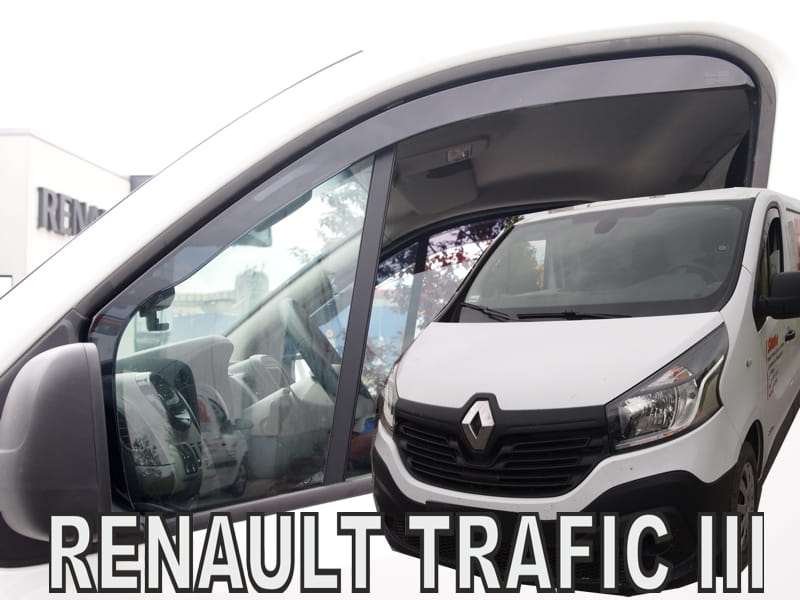 Langų vėjo deflektoriai Renault Trafic III (2014-2021) ilgi priekiniai
