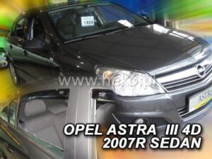 Langų vėjo deflektoriai Opel Astra H Sedanas (2004-2014) priekiniai ir galiniai