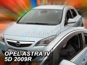 Langų vėjo deflektoriai Opel Astra J (2009-2015) 4 ir 5 durų priekiniai