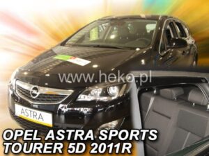 Langų vėjo deflektoriai Opel Astra J Universalas (2009-2015) priekiniai ir galiniai