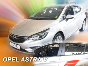 Langų vėjo deflektoriai Opel Astra K Hatchback (2015-2022) priekiniai ir galiniai