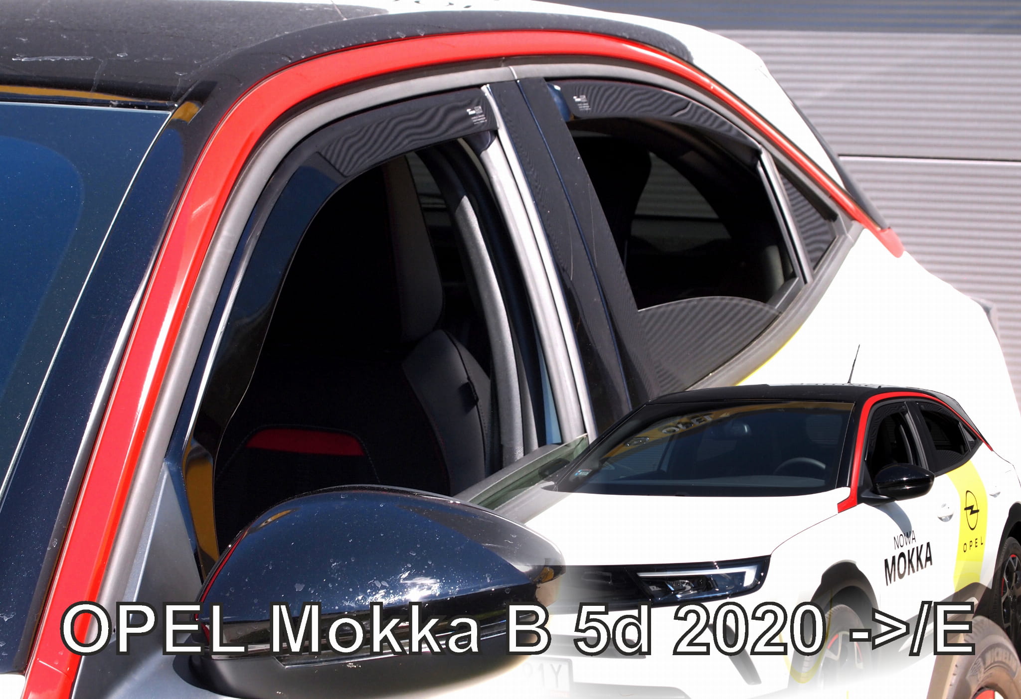 Langų vėjo deflektoriai Opel Mokka (2020➝) priekiniai ir galiniai