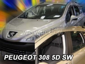 Langų vėjo deflektoriai Peugeot 308 I SW Universalas (2007-2013) priekiniai ir galiniai