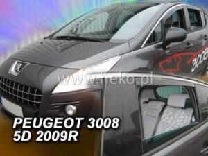 Langų vėjo deflektoriai Peugeot 3008 I (2009-2016) priekiniai ir galiniai