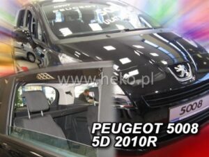 Langų vėjo deflektoriai Peugeot 5008 I (2009-2016) priekiniai ir galiniai