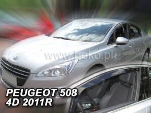 Langų vėjo deflektoriai Peugeot 508 I (2010-2018) priekiniai