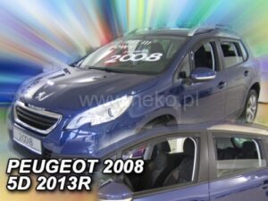Langų vėjo deflektoriai Peugeot 2008 I (2013-2019) priekiniai ir galiniai