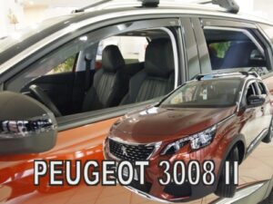 Langų vėjo deflektoriai Peugeot 3008 II (2016➝) priekiniai ir galiniai