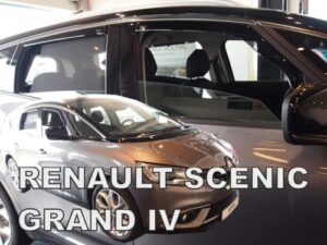 Langų vėjo deflektoriai Renault Grand Scenic IV (2016-2022) priekiniai ir galiniai