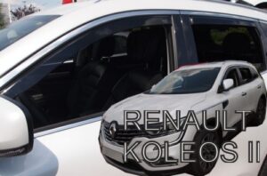 Langų vėjo deflektoriai Renault Koleos II (2016-2023) priekiniai ir galiniai