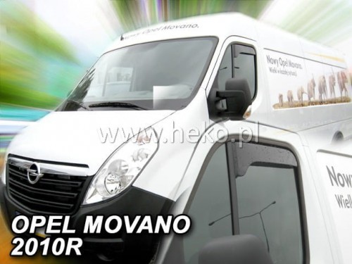 Langų vėjo deflektoriai Renault Master III (2010-2024) trumpi priekiniai