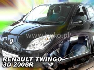 Langų vėjo deflektoriai Renault Twingo II (2007-2014) 3 durų priekiniai
