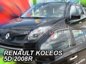 Langų vėjo deflektoriai Renault Koleos I (2007-2016) priekiniai ir galiniai