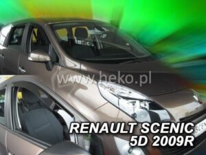 Langų vėjo deflektoriai Renault Scenic III (2009-2016) priekiniai