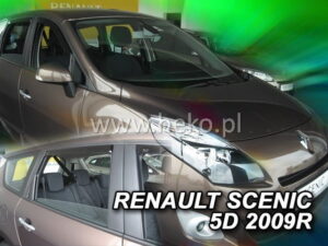 Langų vėjo deflektoriai Renault Grand Scenic III (2009-2016) priekiniai ir galiniai
